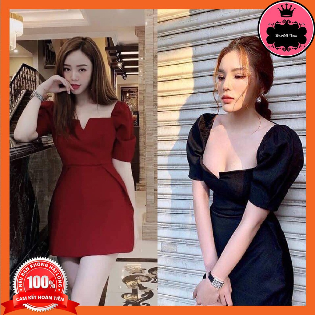 ĐẦM BÚP BÊ CÓ MÚT NGỰC VẢI COTTON FREESIZE