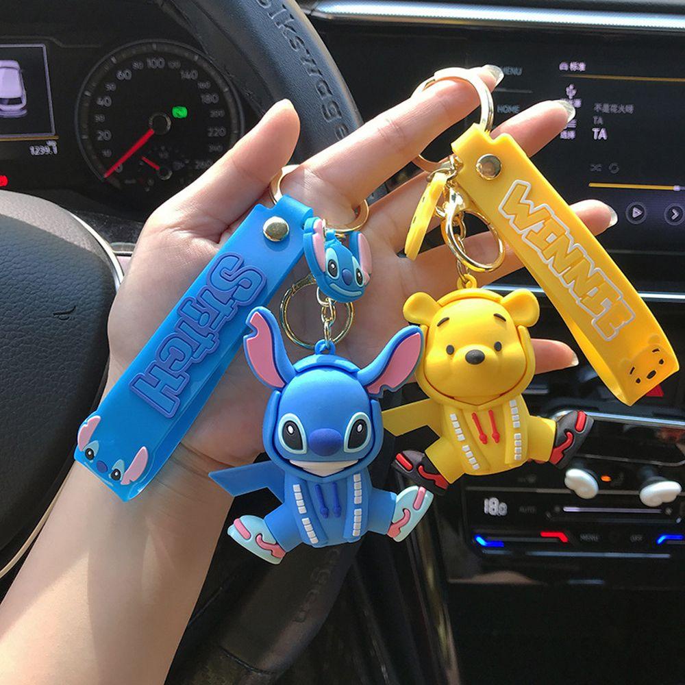 DARNELL Móc Khóa Hình Chuột Mickey Stitch Dễ Thương