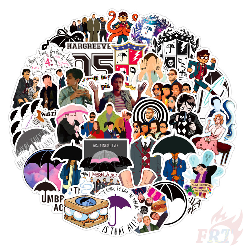 ❉ The Umbrella Academy - Series 02 TV Shows Stickers ❉ 50Pcs/Set Waterproof DIY Fashion Decals Doodle Stickers