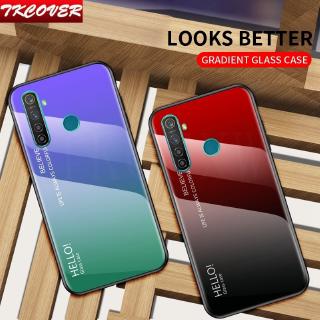 Ốp Điện Thoại Mặt Kính Cường Lực Cứng Cho Realme 5 Pro Realme Q 5i 5s 6i