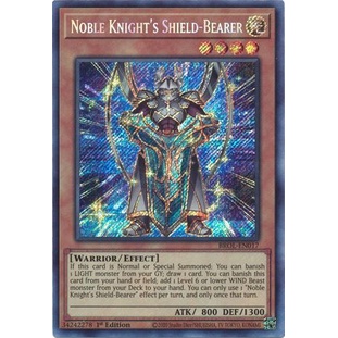 Thẻ bài Yugioh - TCG - Noble Knight's Shield-Bearer / BROL-EN017'