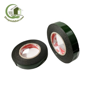 Băng dính xốp hai mặt xanh đen 1F8 - băng keo siêu dính
