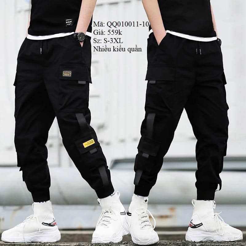 Quần jogger nam kaki túi hộp ⚡HOT TREND ⚡ Jogger nam thể thao chất liệu co giãn thoải mái ống bó năng động  - JG13 | BigBuy360 - bigbuy360.vn