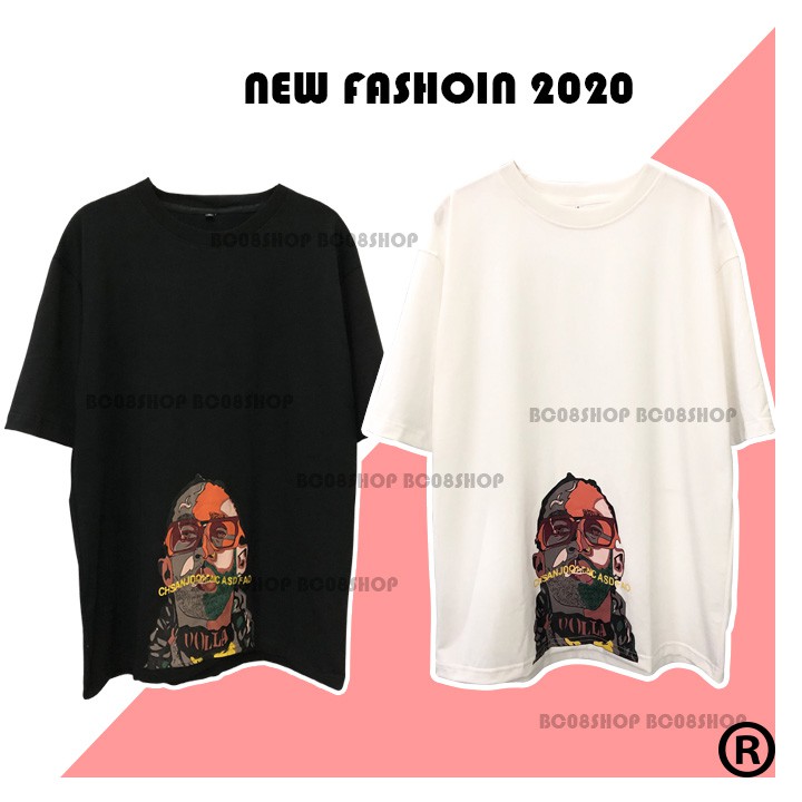 Áo thun DOLLA Tay lỡ phong cách ulzzang cực ngầu