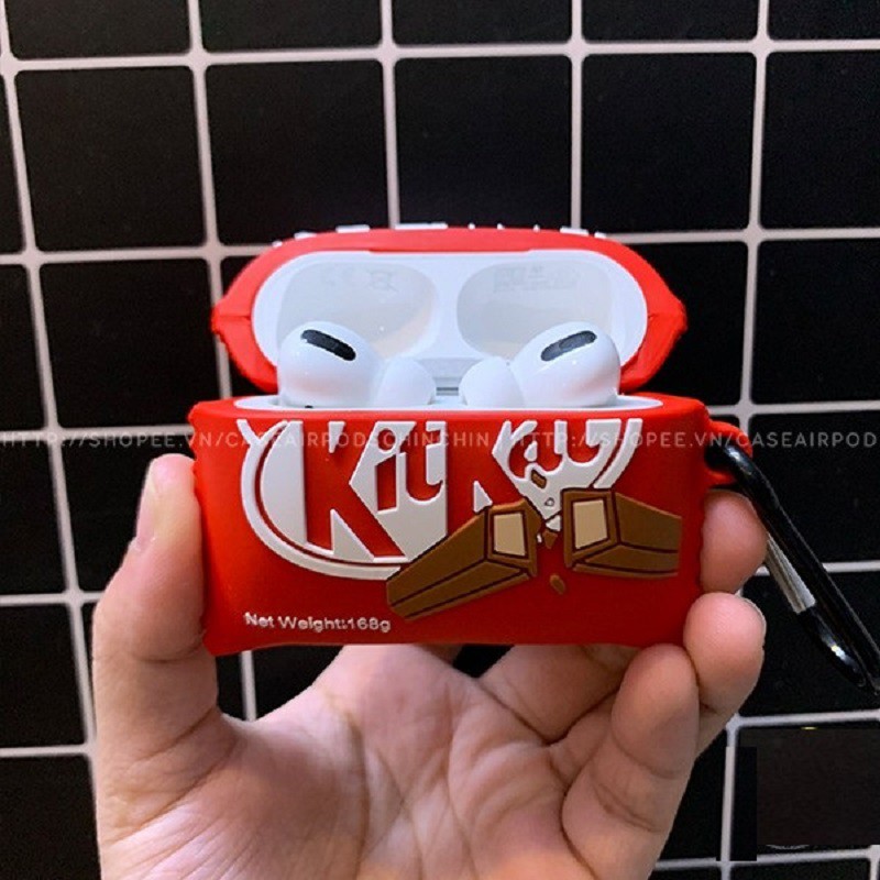 Airpods Case ⚡ Freeship ⚡ KIT-KAT-SOCOLA ⚡ Case Tai Nghe Không Dây Airpods 1/2/i12/Pro -