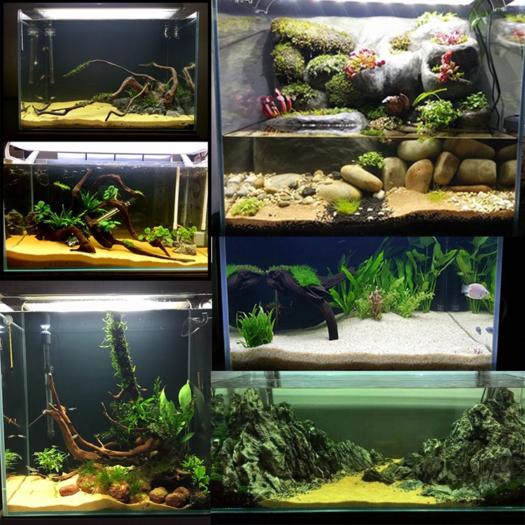 Cát màu vàng trang trí hồ cá | BigBuy360 - bigbuy360.vn