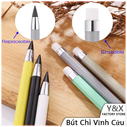 Y&amp;X Bút chì vĩnh cửu màu chì đen cute dễ thương bền đẹp không cần gọt/bút chì vĩnh cửu cute  bút chì/bút chì vĩnh cửu/chì vĩnh cửu/viết chì vĩnh cửu