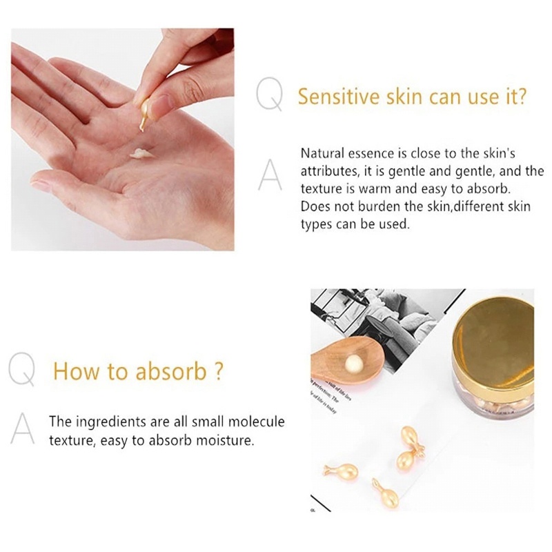 Bộ 30 Viên Nang Tinh Chất Hyaluronic Acid Vitamin E Chống Lão Hóa Loại Bỏ Mụn Làm Trắng Da Chống Nếp Nhăn