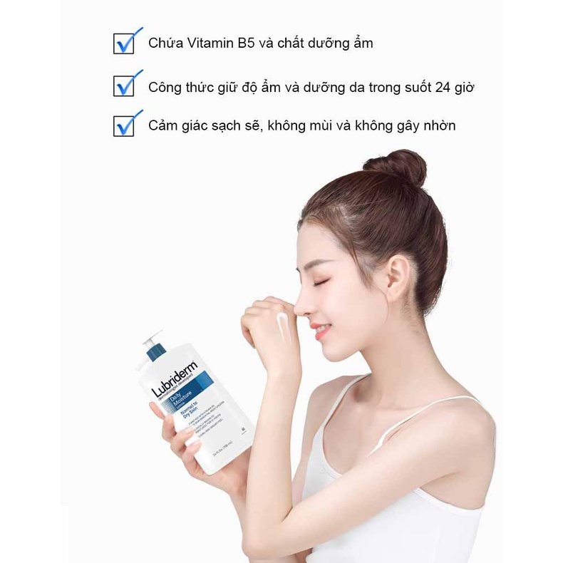 Sữa Dưỡng hể Lubriderm Daily Moisture Lotion 177ml 709ml