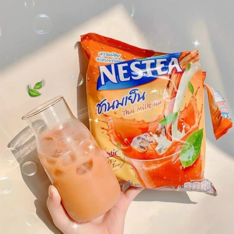 Trà Sữa Thái Đỏ Nestea Thái Lan Siêu Ngon, Thai Milk Tea, Uống Là Ghiền,