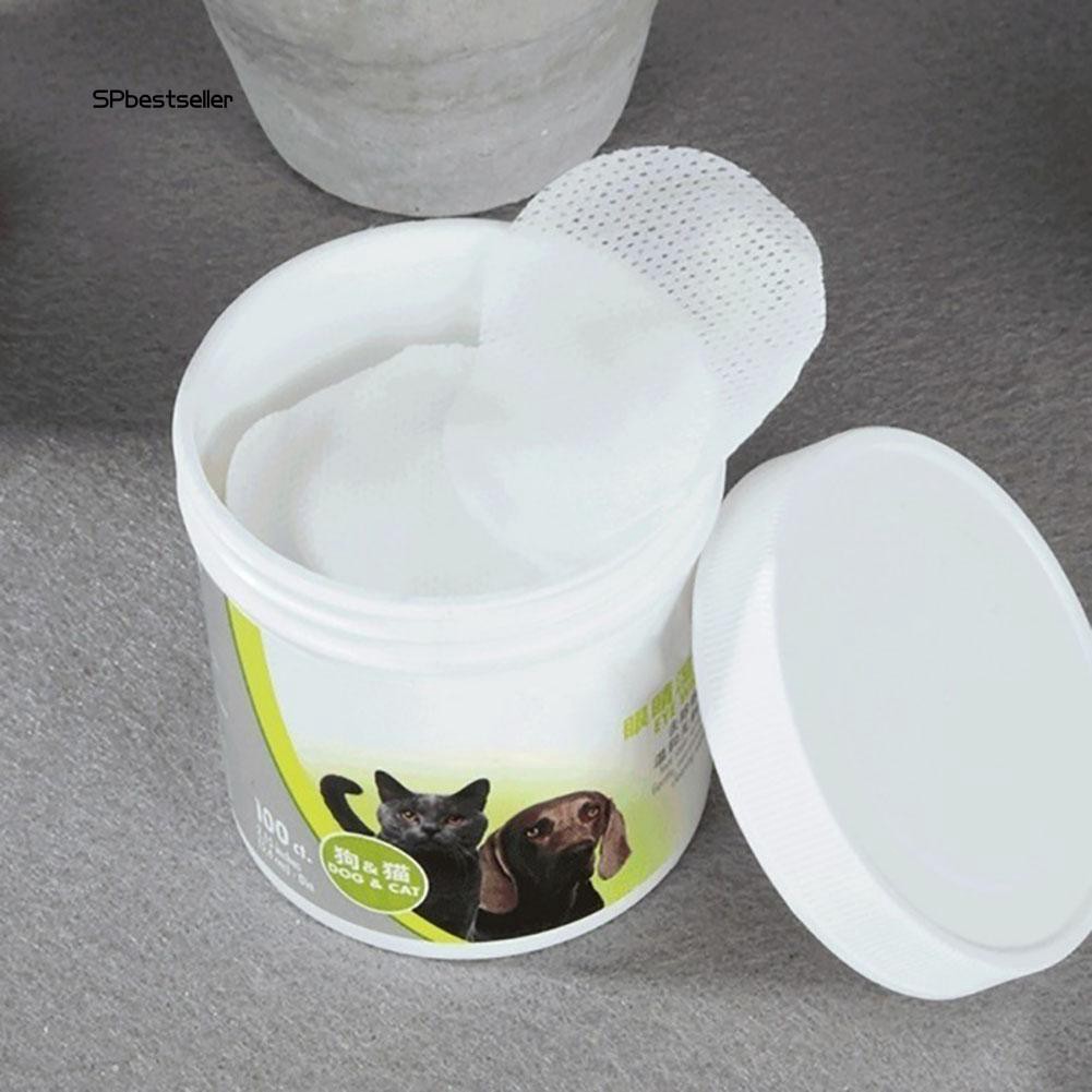 Set 100 khăn giấy ướt tẩy rửa vết bẩn cho thú cưng