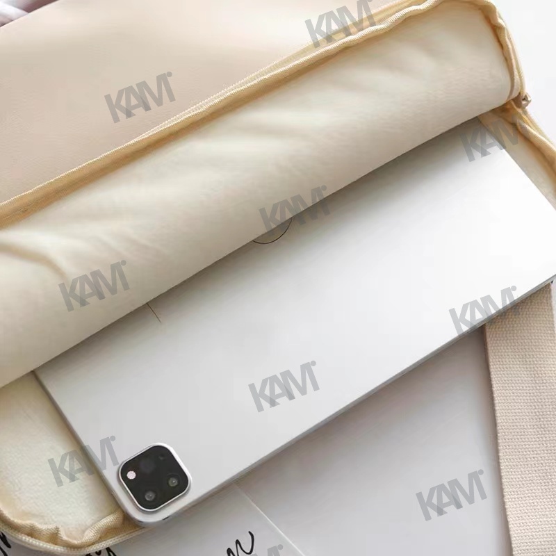 Túi Đựng Laptop Chống Sốc Thêu Họa Tiết Mặt Cười Cho iPad 9.7 / 10.2 / 12.9 Inch Ốp