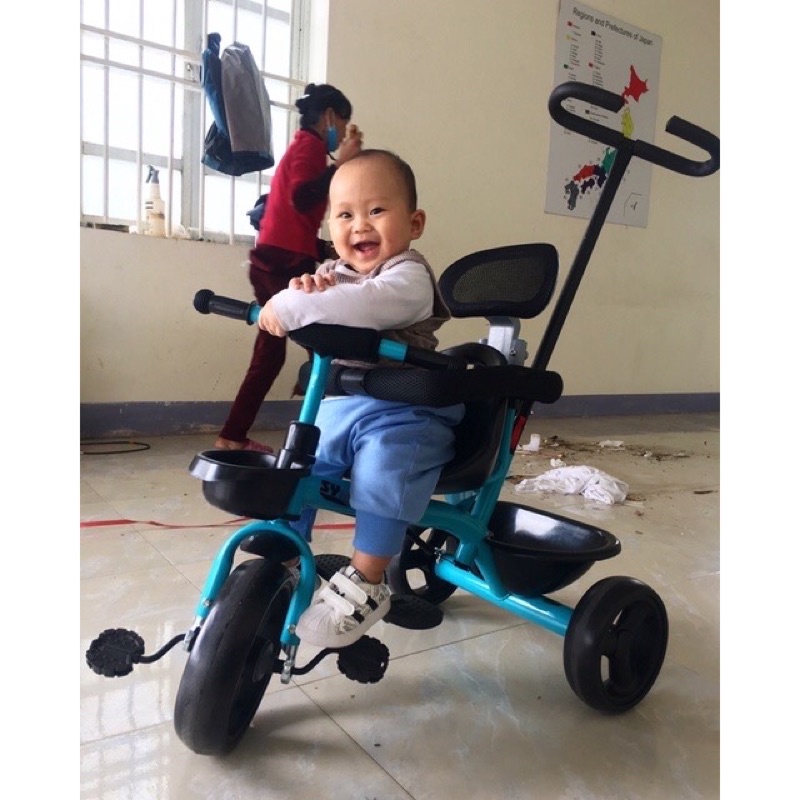 Xe ba bánh có cán 306 mẫu mới