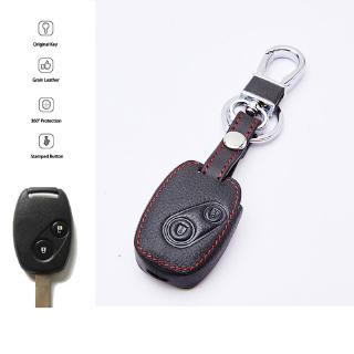 Bao da bảo vệ cho chìa khóa điều khiển xe ô tô thích hợp cho Honda Civic Crv Cr-V 2006 2012 City 2010
