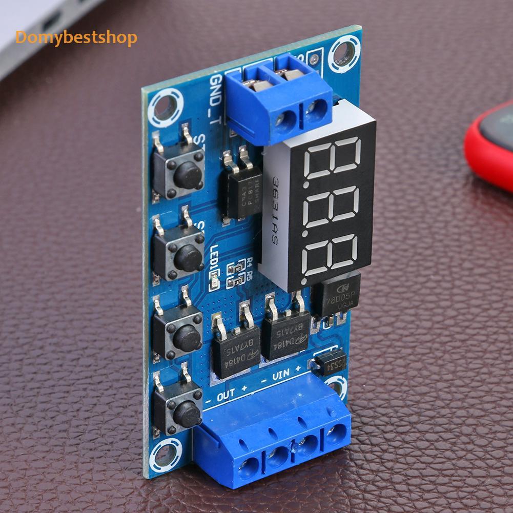 COD☭Trigger Cycle Timer Pro Delay Switch 12 Great 24V Circuit Board Dual MOS Tube Control