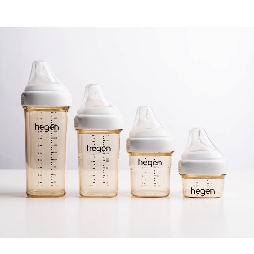 Bình sữa Hegen cho bé chính hãng đủ size 60ml/ 150ml/ 240ml/ 330ml (Chọn size núm)