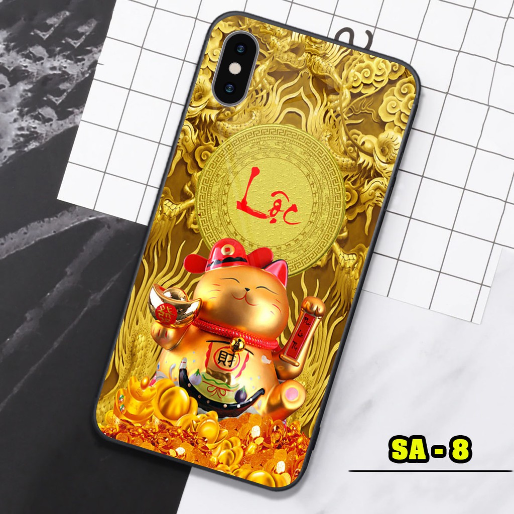 Ốp kính cho iPhone X - iPhone Xs - iPhone XR - iPhone Xs Max in hình các con giáp tài lộc