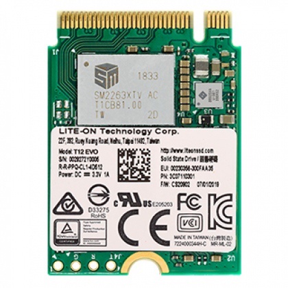 Ổ Cứng SSD 128GB Liteon T12 EVO NVMe M.2 PCIe Gen3 x4 2230