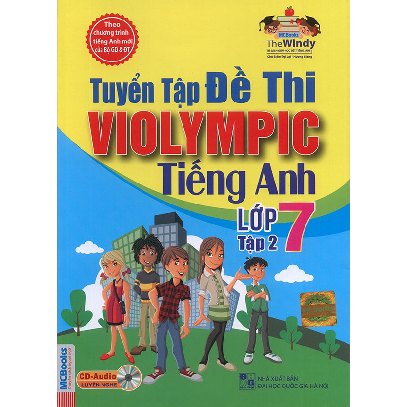 Sách - Tuyển tập đề thi ViOlympic tiếng Anh lớp 7 - tập 2