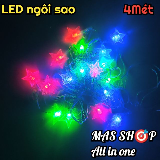 Dây đèn LED chớp ngôi sao / Dây 4M