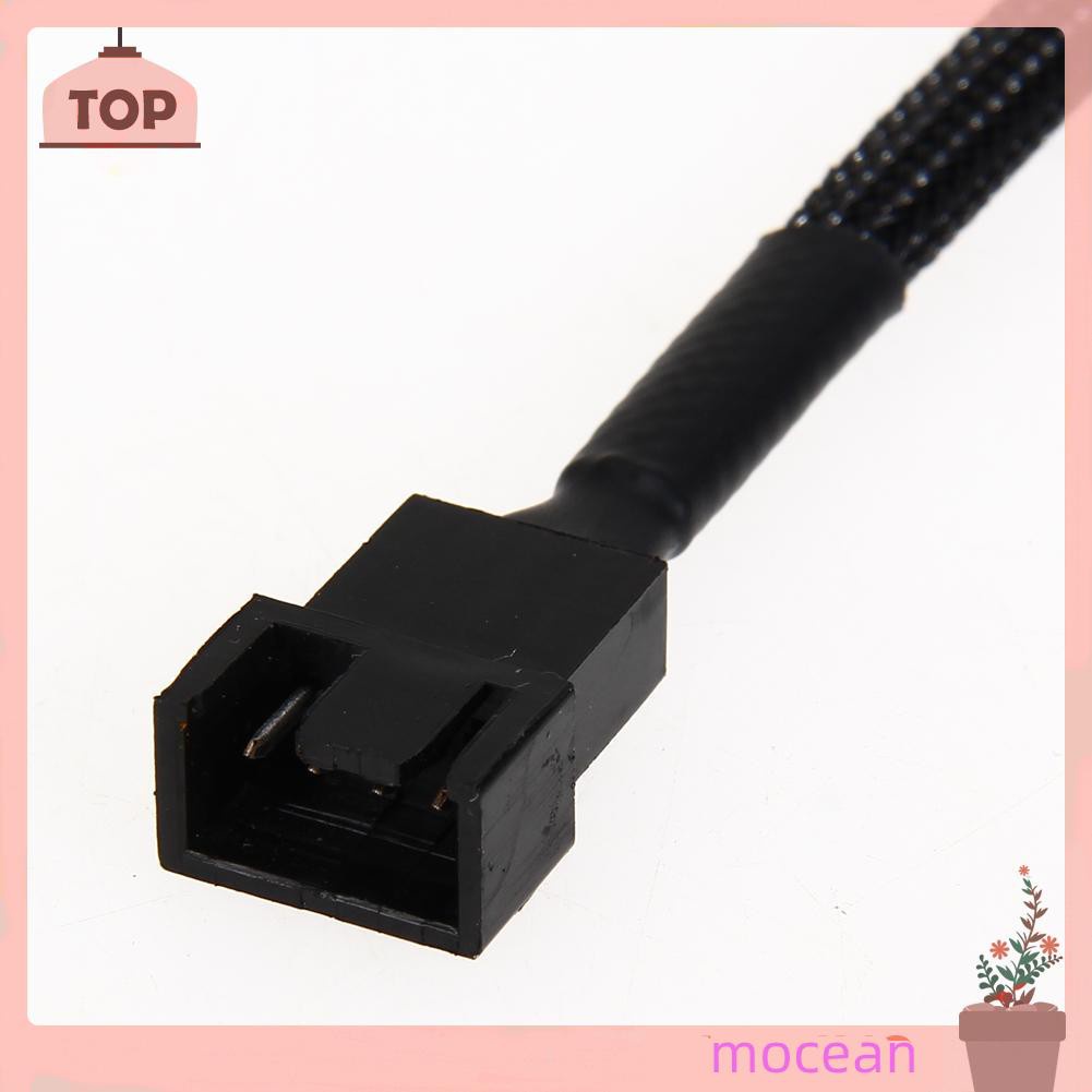 Mocean Bộ 5 Dây Cáp Nối Dài 12in 4 Pin Pwm Cho Máy Tính