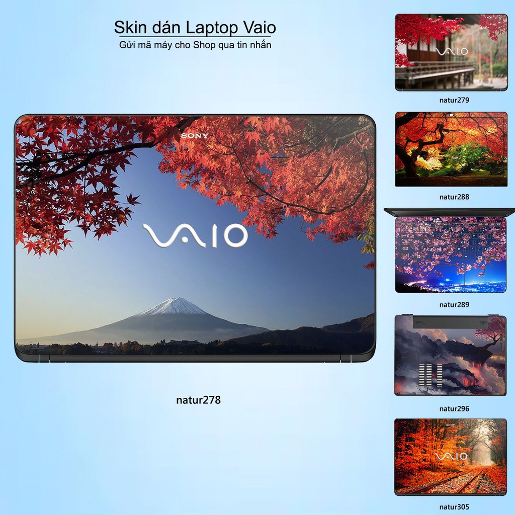 Skin dán Laptop Sony Vaio in hình thiên nhiên nhiều mẫu 11 (inbox mã máy cho Shop)