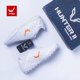 Giày Đá Bóng Nam, Đồ Đá Banh Wika Hunter 2 Cổ Thun Lưỡi Gà Liền Đế Cao Su Tf Thế Hệ Mới Phù Hợp Đá Banh Sân Cỏ Nhân Tạo