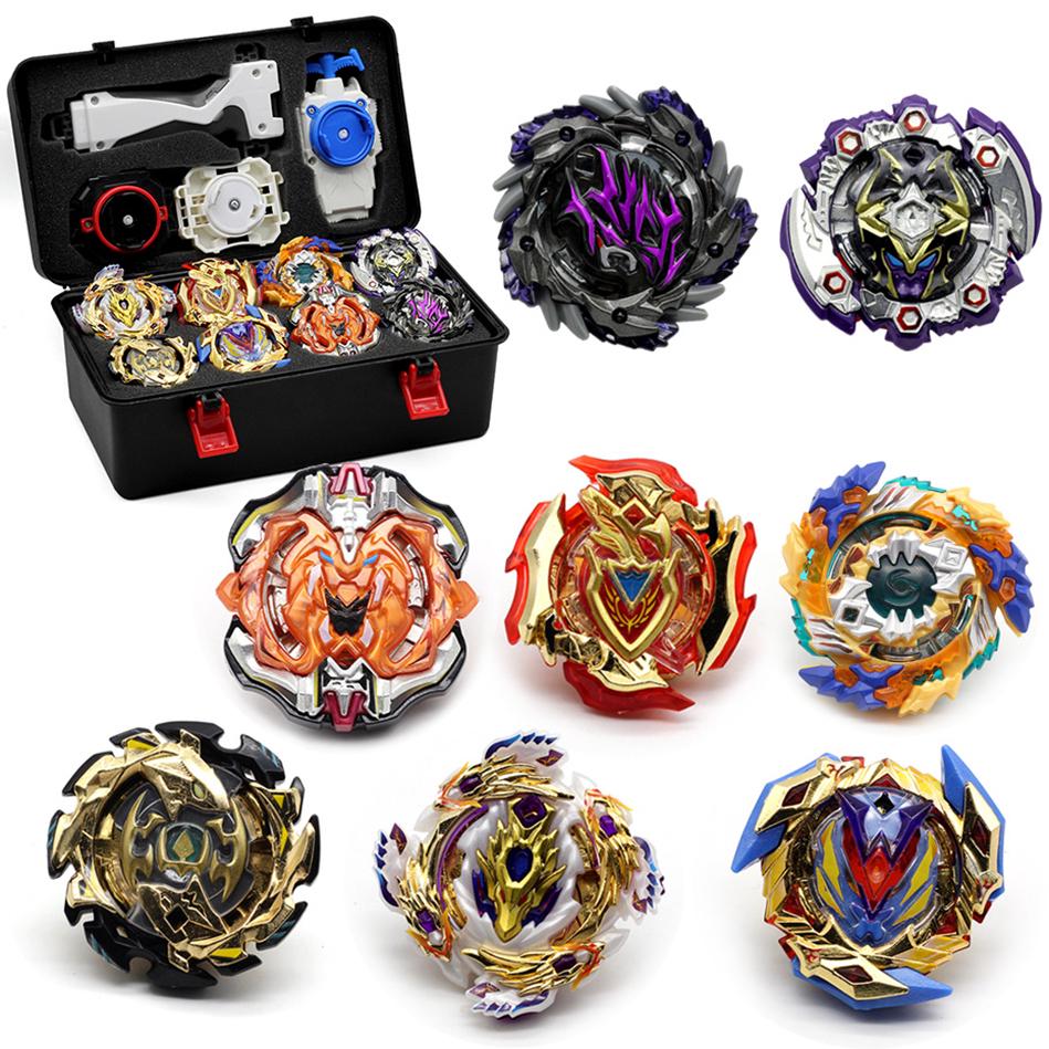 Mới Bộ Đồ Chơi Con Quay Beyblade Burst Bey Blade Bằng Nhựa Kèm Hộp Đựng