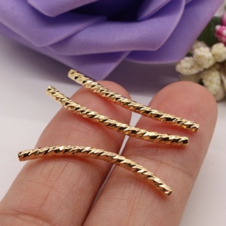 Set 4 Charm ống xoắn cong - KL032 MOCHUONG JEWELRY