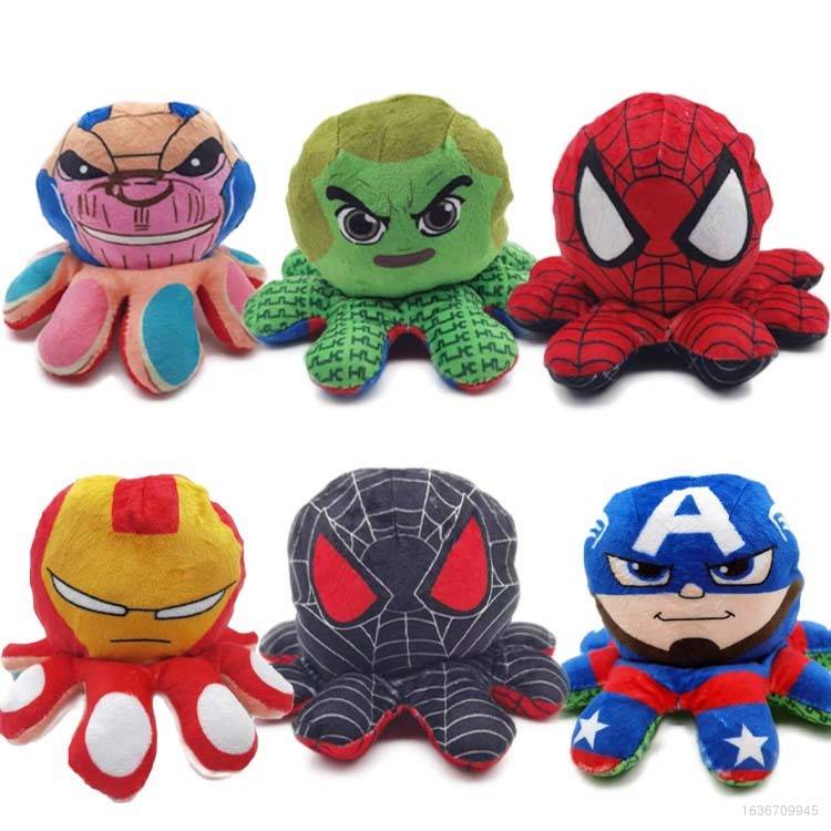 Búp bê nhồi bông hình nhân vật siêu anh hùng Marvel