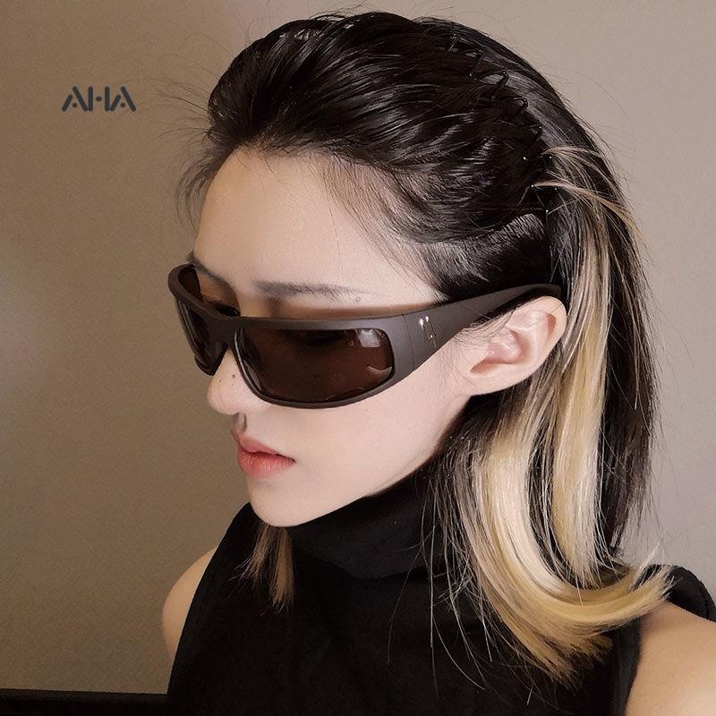 Kính mát AHA official y2k chống tia cực tím phong cách punk cá tính