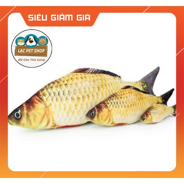Cá Catnip Đồ Chơi Bằng Bông Cho Mèo - 2 Cỡ To Nhỏ