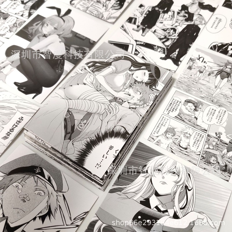 Miếng dán tường anime /manga, kích thước tấm 10x15cm, bóc dán dễ dàng giấy decal truyện tranh cho phòng ngủ