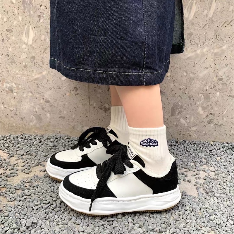 Giày sneaker ulzzang Hàn Quốc, Unisex, bigsize, giày thể thao Mistery hottrend 2022