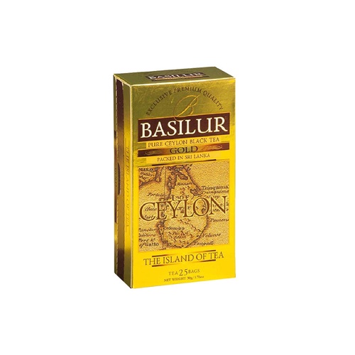 Trà đen Ceylon Basilur Island of Tea – túi lọc 50g