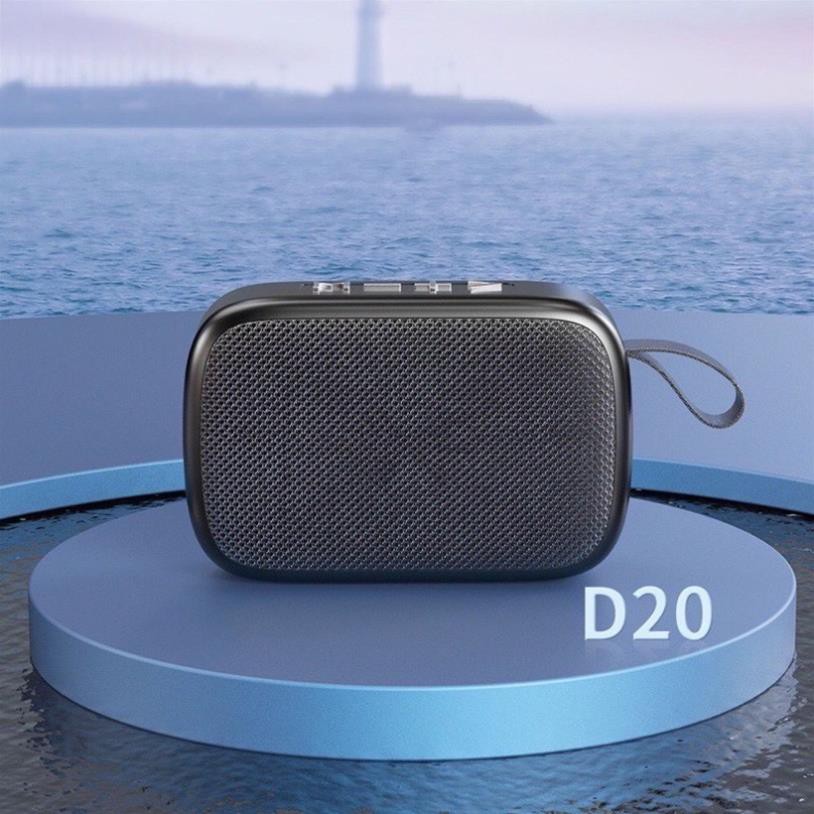 🌟 NEW 🌟 Loa Nghe Nhạc Bluetooth 5.0 Wekome D20 Gắn Thẻ Nhớ Và USB - Bảo Hành 12 Tháng