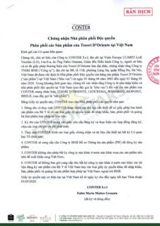 Sữa tắm tesori Thalosso