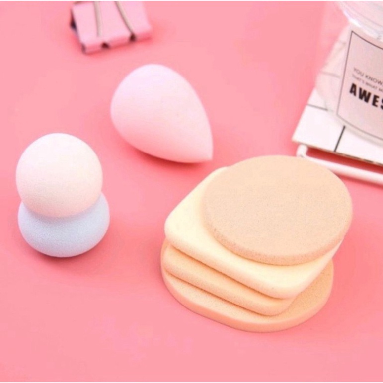 Bộ 6 mút trang điểm bọt biển Keli sponge makeup