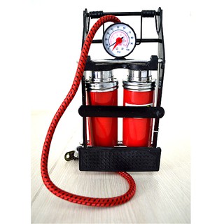 Bơm đạp chân 2 bình pittong ( mua88 shop )