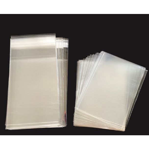 Combo 10 túi OPP đựng card bao đựng card sleeve có keo dán chống bụi, chống nước