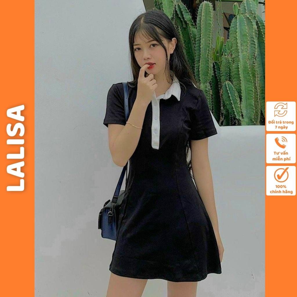 Váy Polo Nữ LALISA Đầm Polo Suông Ngắn Ôm Body Thun Cao Cấp Đi Chơi Dự Tiệc Phong Cách Công Sở Năng Động VD024