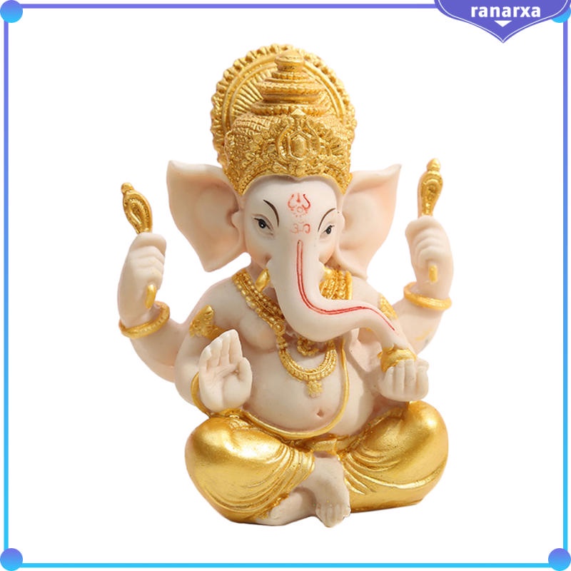 Mô hình tượng thần Ganesha mini dùng cho trang trí nội thất