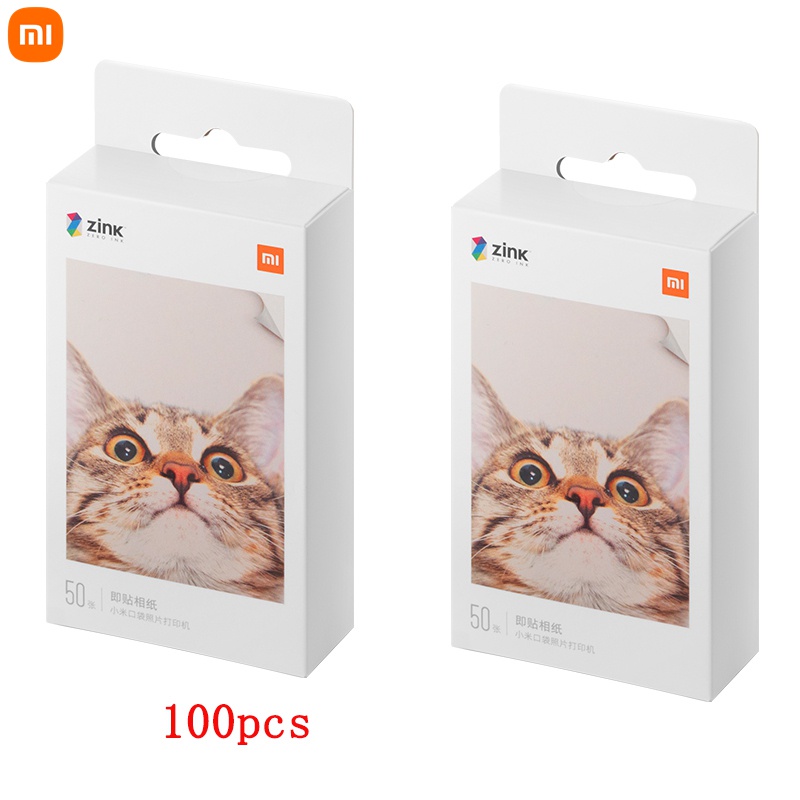 Bộ 50 100 Tờ Giấy In Ảnh Mini Bỏ Túi Xiaomi thumbnail
