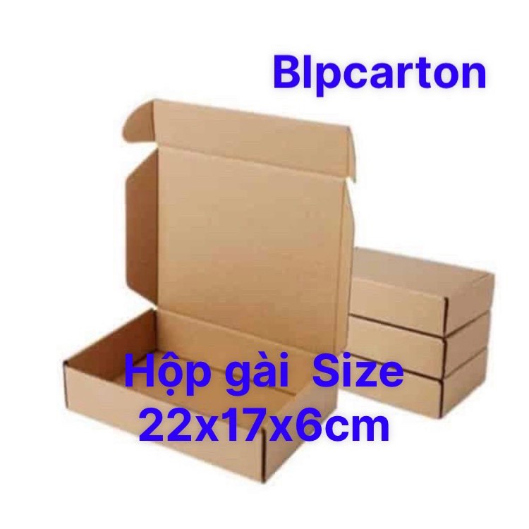 HỘP GÀI ĐỰNG QUẦN ÁO SIZE 22X17X6CM BỘ 20 HỘP CARTON