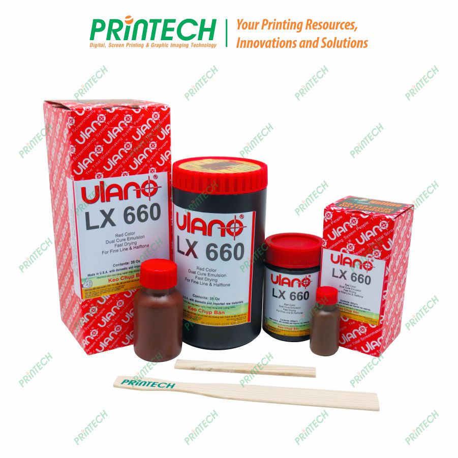 Keo Chụp Bản Ulano LX-660 - Được PRINTECH Nhập Khẩu Trực Tiếp Từ Mỹ - Chất Lượng Cao