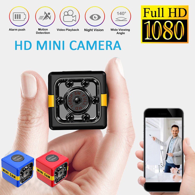 Camera Hành Trình Mini Sq11 Fx01 Hd 1080p Hỗ Trợ Quay Đêm