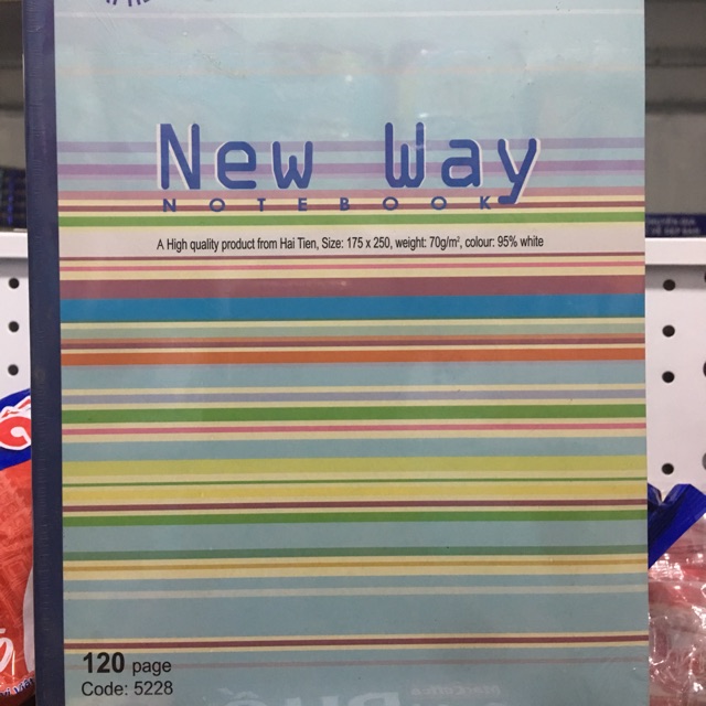 VỞ KẺ NGANG NEW WAY HẢI TIẾN 120 trang