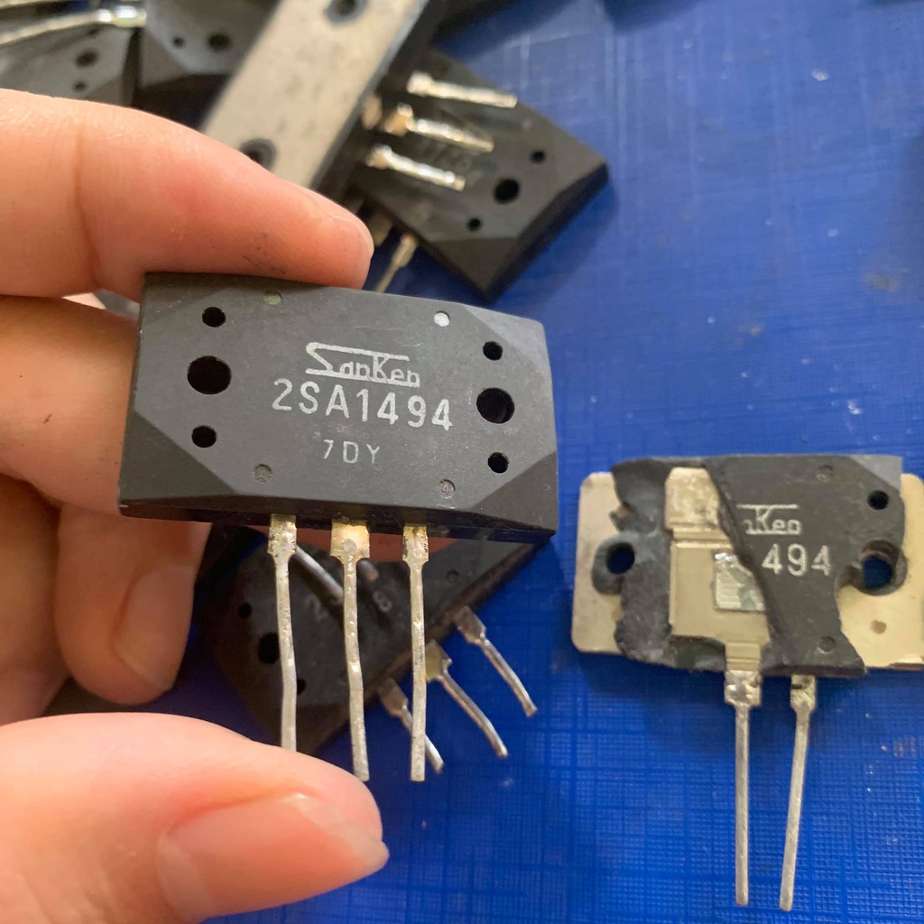 A1494 C3858 cặp saken 2 vít 2SC3858 2sA1494 dòng 17A 200V hàng tháo máy