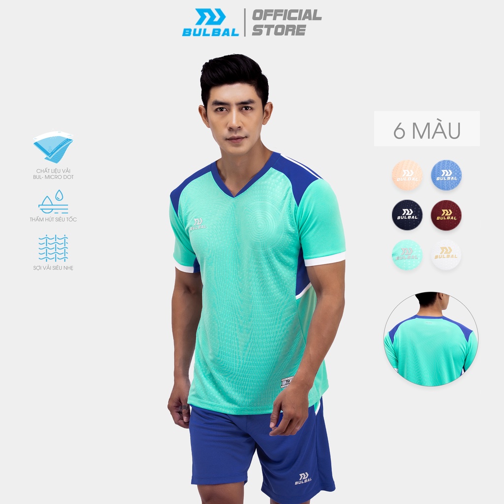 Bộ quần áo bóng đá Bulbal Xona co giãn tốt, thông thoáng thoải mái và mềm mịn, họa tiết nổi bật với 6 màu sắc.