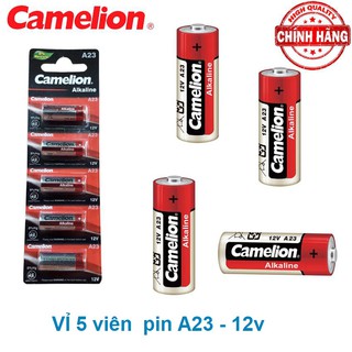 Combo 5 viên pin điều khiển cửa cuốn a23 camelion 12v
